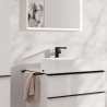 Mitigeur lavabo 240 Tecturis E Fine CoolStart, bonde Push-Open Noir mat Réf. 73070670