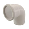 Coude PPTL diamètre 60 mm de 87° avec joint PEROX réf. 222701