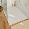Panneau de revêtement mural Panostyle 120 x 255 cm Marbre blanc brillant Réf. E66120-D72