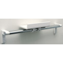 Console de douche à visser Cavere 250 mm, en aluminium, revêtement thermolaqué antibactérien, à visser sur les mains courantes cavere. Réf 7515250095