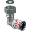 Coude à sertir écrou libre S-Press PLUS 25-3/4'' Réf. 1070614