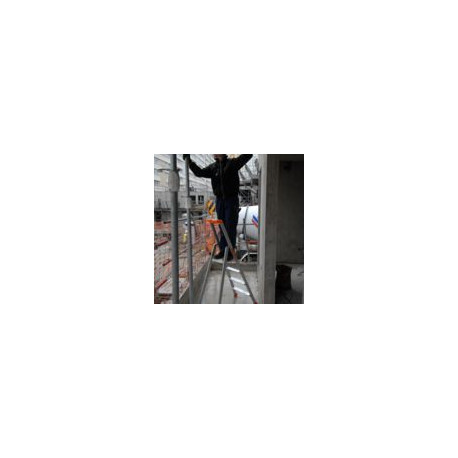 Marchepied MP Pro aluminium 4 marches hauteur de travail 2,88m Réf. 02370004