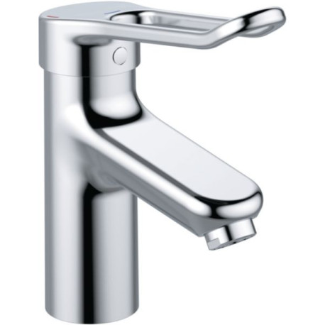 Mitigeur OKYRIS PRO lavabo manette ajourée sans tirette ni vidage réf. D2464AA