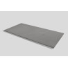 RECEVEUR BASE BETON 80 CEMENTO (200x80). Bonde standard. Grille inox. Possible rebord. Découpe sur-mesure. Réf: 53009480