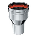 Réduction inox 316 150 femelle /130 mâle + joint Réf. 148154