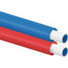 Tube uni pipe Plus pré-gainé 16x2,0 bleu 75 mètres réf. 1063059
