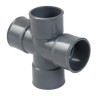Culotte femelle femelle 87°30 double parallèle diamètre 40mm RH188