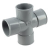 Culotte femelle femelle 87°30 double parallèle diamètre 40mm RH188