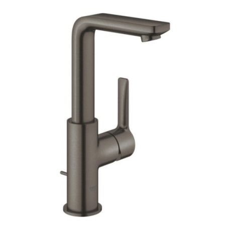 Mitigeur monocommande lavabo taille L Lineare Hard Graphite brossé Réf. 23296AL1