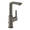Mitigeur monocommande lavabo taille L Lineare Hard Graphite brossé Réf. 23296AL1