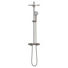 Colonne de douche avec mitigeur thermostatique Euphoria System 310 Hard Graphite brossé 26075AL0