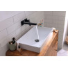 Mitigeur de lavabo encastré mural HG Metropol bec 225 mm poignée manette réf. 32526000