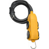 Rallonge POWERBLOCK 4 prises clapets HO7RN-F 3G1,5 longueur 10m Réf. 1151721