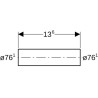Mamelon D76,1-72,1mm, acier carbone Réf 22057