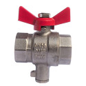 Vanne double femelle 20x27 porte sonde réf. 444-8G