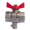Vanne double femelle 20x27 porte sonde réf. 444-8G