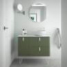 Meuble 120 porte gauche UNIIQ L.119,4 x H.54 x P.45 cm finition bosque  Réf.24690
