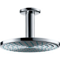 Douche de tête Raindance Air 15 x 21 avec douche de tête D 180 mm et raccordement plafond 100 mm, chromé réf. 27478000