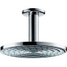 Douche de tête Raindance Air 15 x 21 avec douche de tête D 180 mm et raccordement plafond 100 mm, chromé réf. 27478000