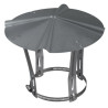 Chapeau de toit Acier galvanisé diamètre : 153 / 167 / 180 réf. 570003