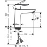 Mitigeur de lavabo Talis E 110 bonde Push-Open Réf. 71711000