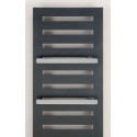 Barre porte-serviettes asymétrique chromée pour Acova KARENA SPA de largeur 90 cm Réf. 468078