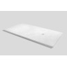 RECEVEUR BASE BETON 90 BLANCO (140x90). Bonde standard. Grille inox. Possible rebord. Découpe sur-mesure. Réf: 53009516