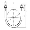 Etrier en u électrozingué l 27 mm - m8 NOVIPRO