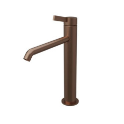 Mitigeur lavabo PIEGA medium inox or rose brosse pvd réf. PA22734I