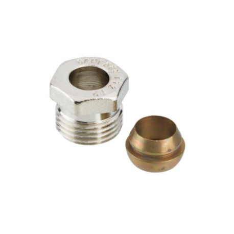 Raccord à visser mâle 1/2" pour tube cuivre 10/12 013G4112
