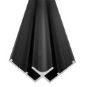 Profilé angle intérieur Alterna 90° H 2550 MM noir