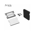 Platine de fixation complète avec cache anodisé réf. 44113