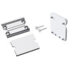 Platine de fixation complète avec cache anodisé réf. 44113