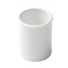 Manchon a butée femelle femelle diamètre 50mm blanc