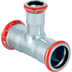 Té réduit D88,9-35-88,9mm, acier carbone Réf 21238
