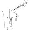 Mitigeur lavabo 110 Tecturis E  Fine CoolStart avec tirette et vidage Blanc mat Réf. 73023700