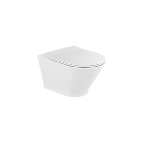 Pack WC THE GAP ROUND suspendu RIMLESS SILENCIO blanc Réf. A34H0N5001