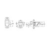 Pack WC THE GAP ROUND suspendu RIMLESS SILENCIO blanc Réf. A34H0N5001