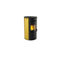 POELE ACIER A GRANULES DE BOIS MORVAN"SPH'R" 3.5-8KW  TERRE DE SIENNE REF 527218