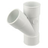 Culotte simple femelle femelle 45° diamètre 40mm blanc UBH144B