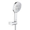 Ensemble de douche 3 jets avec support mural Rainshower SmartActive 130 Chromé 26580000