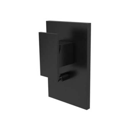 Facade mitigeur douche TABULA 2 sorties Chromé Noir Brossé Réf. TA68975