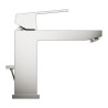 Mitigeur monocommande lavabo taille M Eurocube Supersteel Réf. 23445DC0