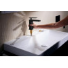 Mitigeur lavabo 110 Tecturis E  avec tirette et vidage Noir mat Réf. 73010670