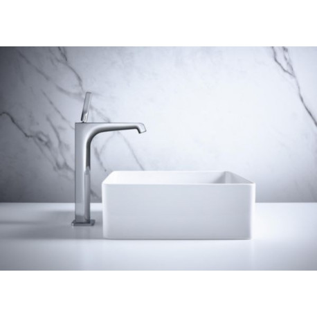 Mitigeur lavabo Axor Citterio E 280 surélevé pour vasque libre sans tirette ni vidage Chromé réf. 36104000