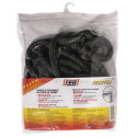 Tresse ronde d'étanchéité extensible en fibre de verre D4/5/6mm sachet de 5m réf 832390