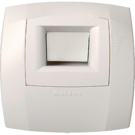 Bouche hygroréglable wc W13 Bahia Curve S - 5-30 m3/h - diamètre 125 mm - cordelette - blanc Réf. 11015472