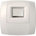Bouche hygroréglable wc W13 Bahia Curve S - 5-30 m3/h - diamètre 125 mm - cordelette - blanc Réf. 11015472