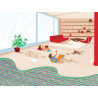 Plancher rayonnant électrique KS largeur 85 cm sans thermostat 0300W Réf. 480111