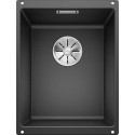 Cuve à intégrer sous plan en SILGRANITPuraDur BLANCOSUBLINE 320 U 1 Cuve sans égouttoir vidage 90 mm InFino manuel et siphon couleur anthracite garantie 10 ans Réf. 523406